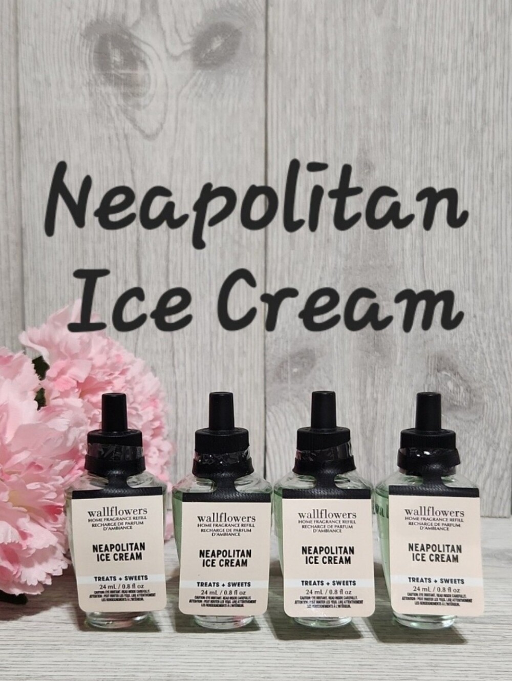 Bath & Body Works Neapolitan Ice Cresm  Wallflower Refills X4